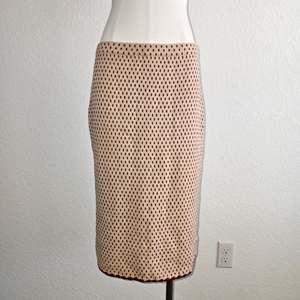 Vintage Midi Knit Skirt